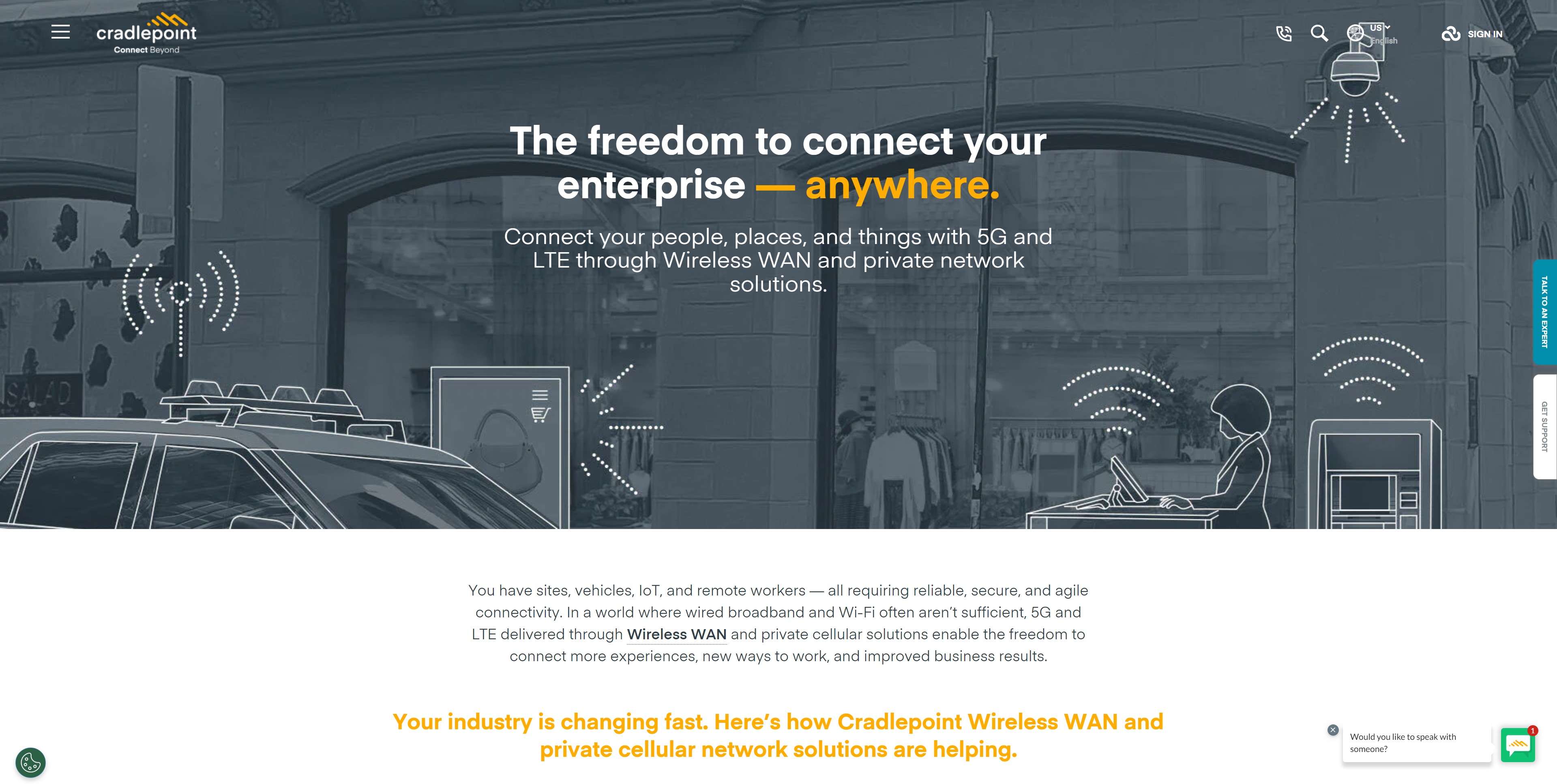 Cradlepoint Home Page